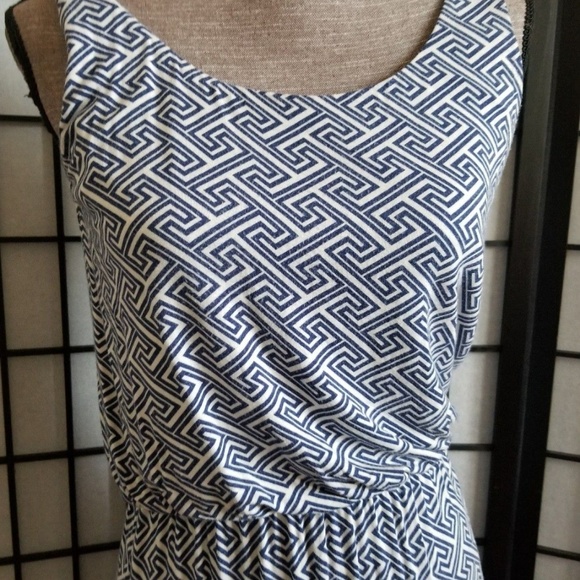 Pomelo Stich Fix Women's Dress Medium Blue White - Picture 3 of 6